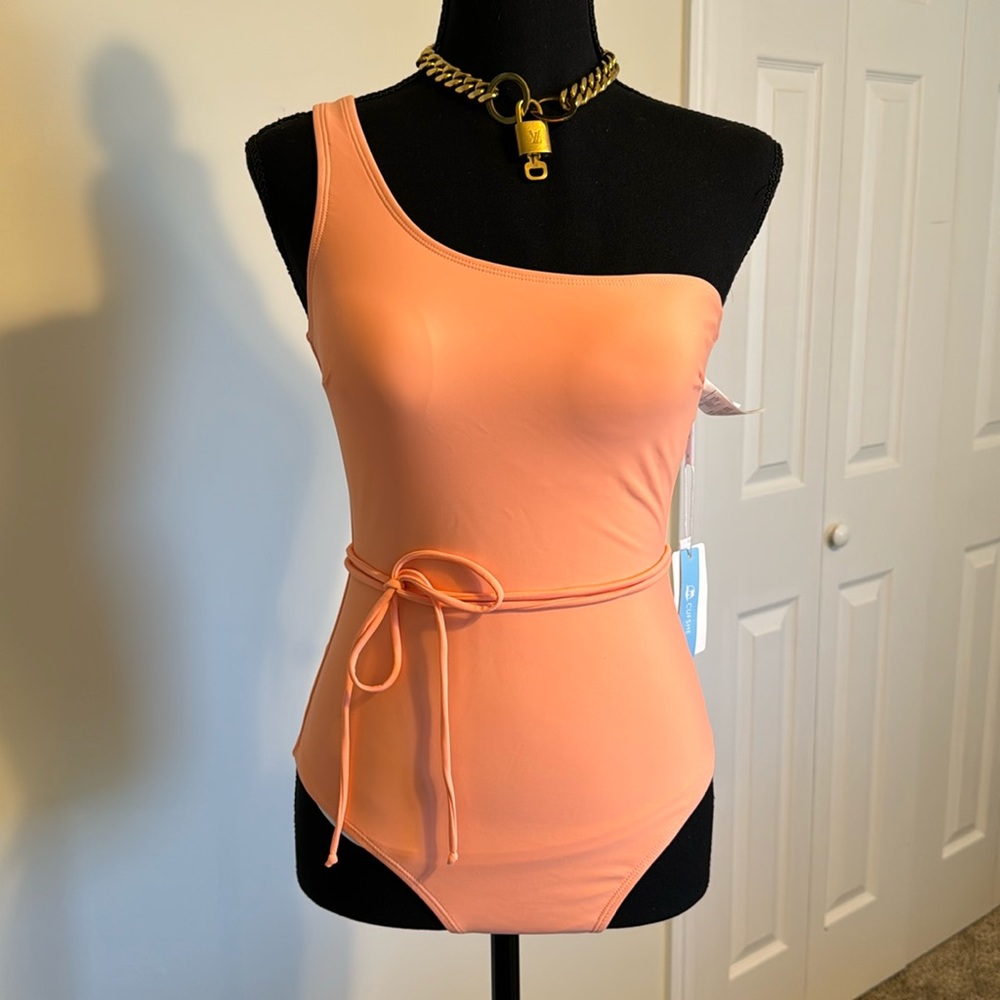 NWT Cupshe one shoulder swimsuit S